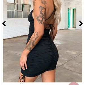 That's so fetch Lock Down Dress -black